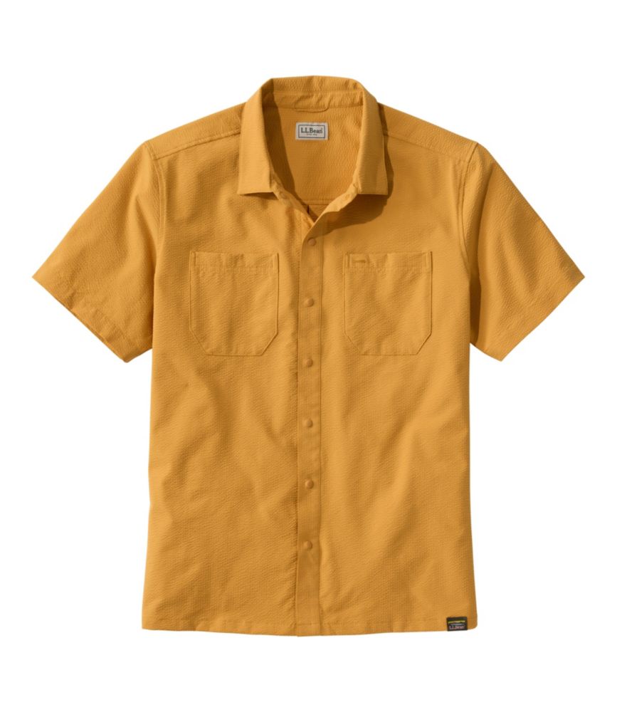 Men's VentureTek Seersucker Shirt, Short-Sleeve