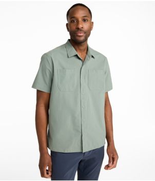 Men's VentureTek Seersucker Shirt, Short-Sleeve, New