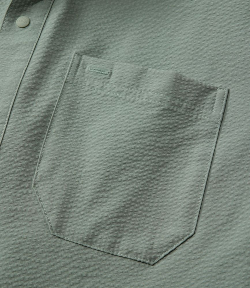 Men's VentureTek Seersucker Shirt, Short-Sleeve
