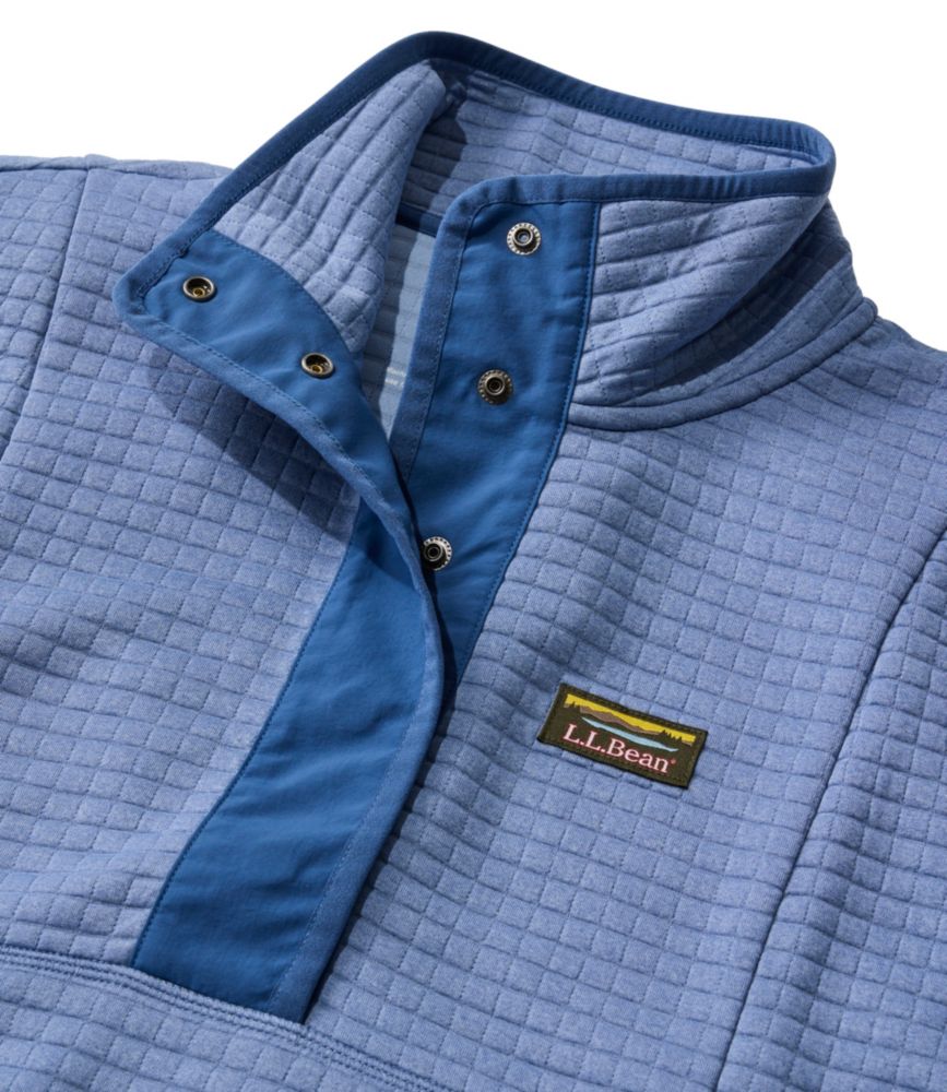 Women's Airlight Grid Pullover, Deep Lake Heather, small image number 2