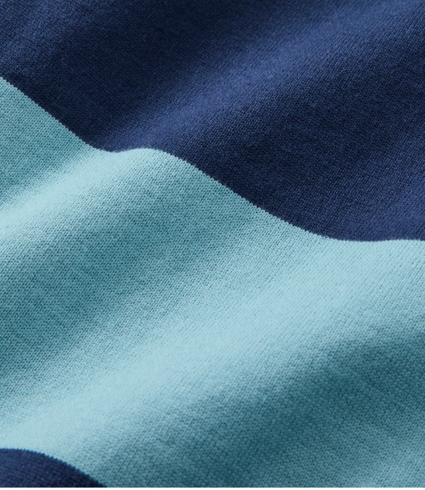 Men's Bean's Vintage Soft Rugby, Stripe Embroidered, Silver Blue/Classic Navy, small image number 6