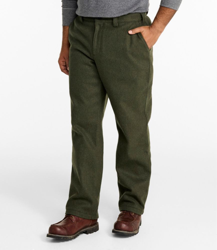 Men's Maine Guide II PrimaLoft&reg; Lined Wool Pants, Camo, Alloy Gray, small image number 4