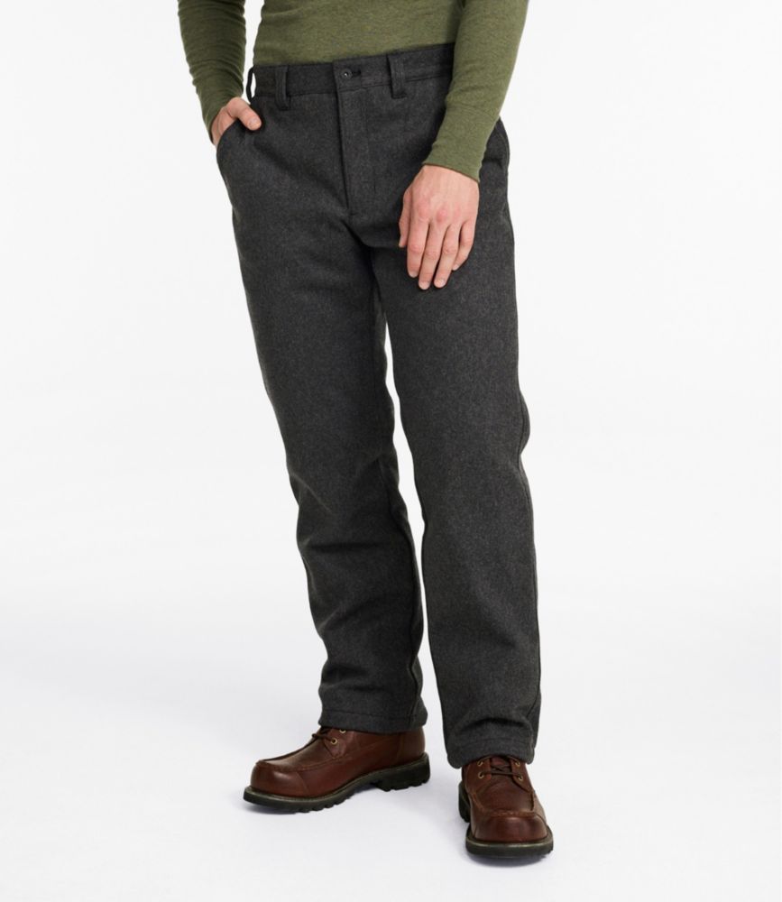 Men's Maine Guide II PrimaLoft® Lined Wool Pants, Camo, New