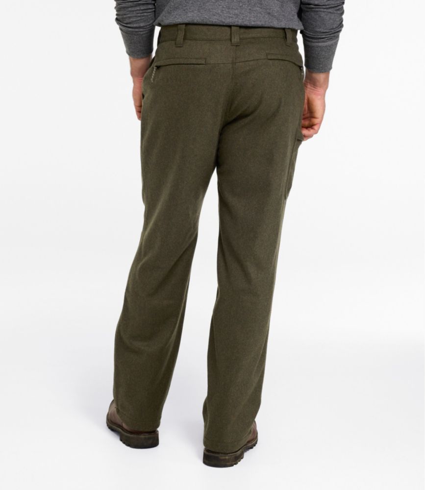 Men's Maine Guide Lightweight Lined Wool Pants, Kelp Green, small image number 5