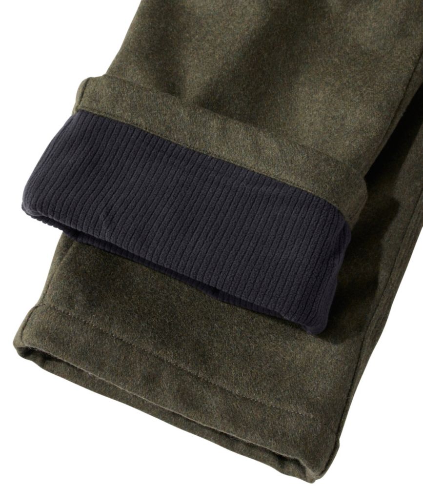 Men's Maine Guide Lightweight Lined Wool Pants, Kelp Green, small image number 6