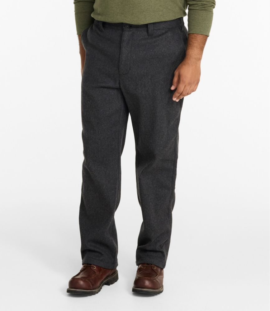 Men's Maine Guide II Unlined Wool Pants, Alloy Gray, small image number 4