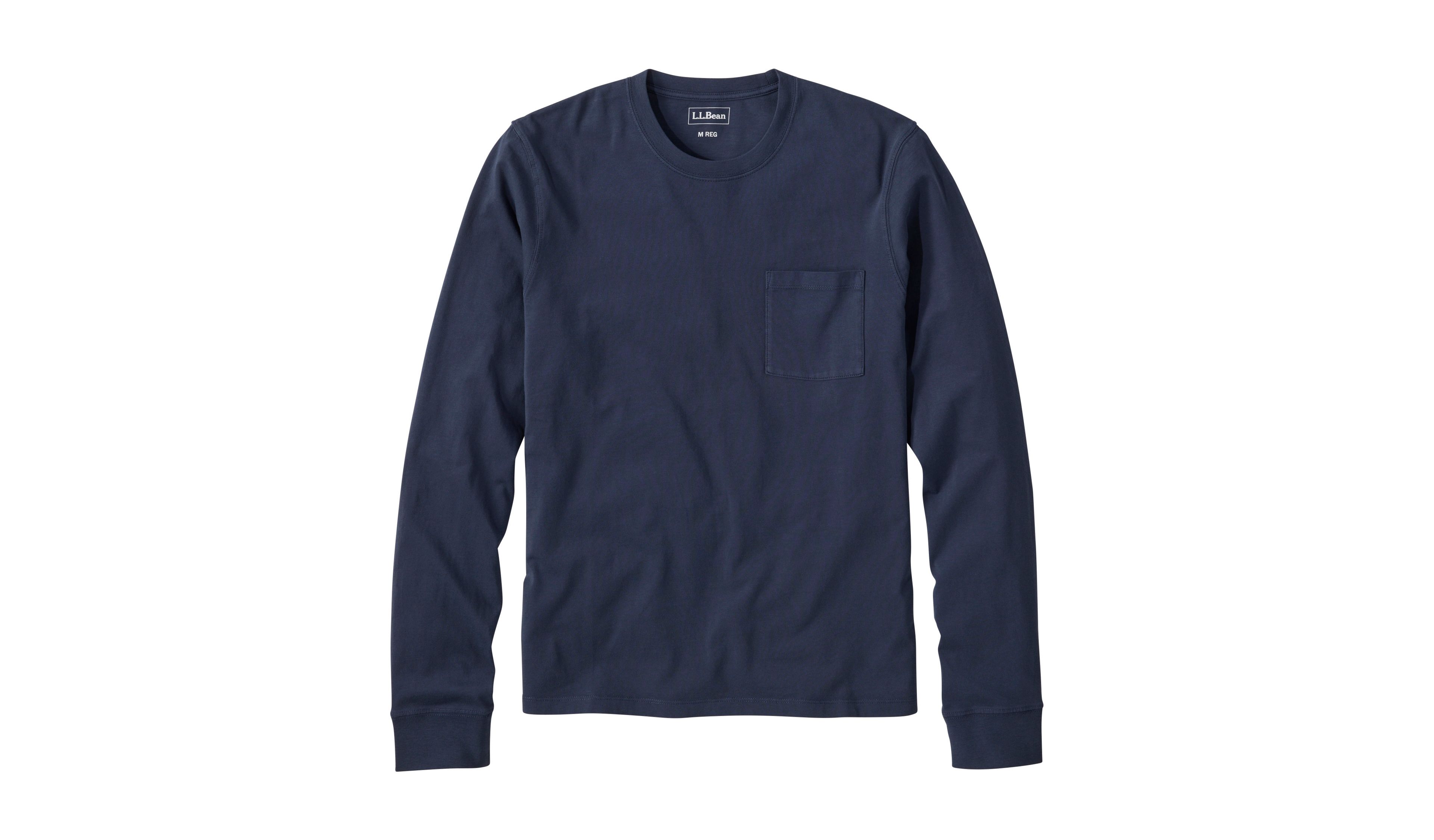 Men's Sunwashed Tee, Slightly Fitted, Long-Sleeve