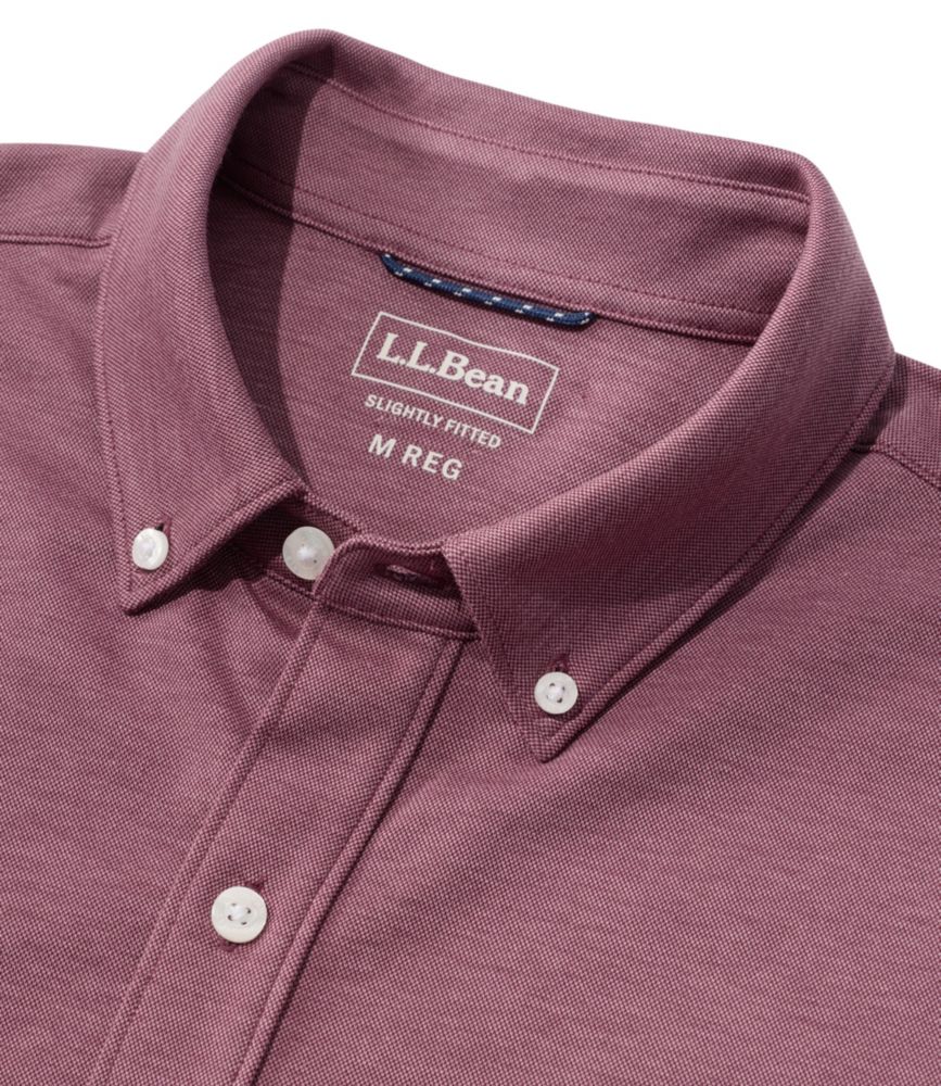 Men's Comfort Stretch Performance&reg; Button-Front Shirt, Long-Sleeve, Bright Navy, small image number 6