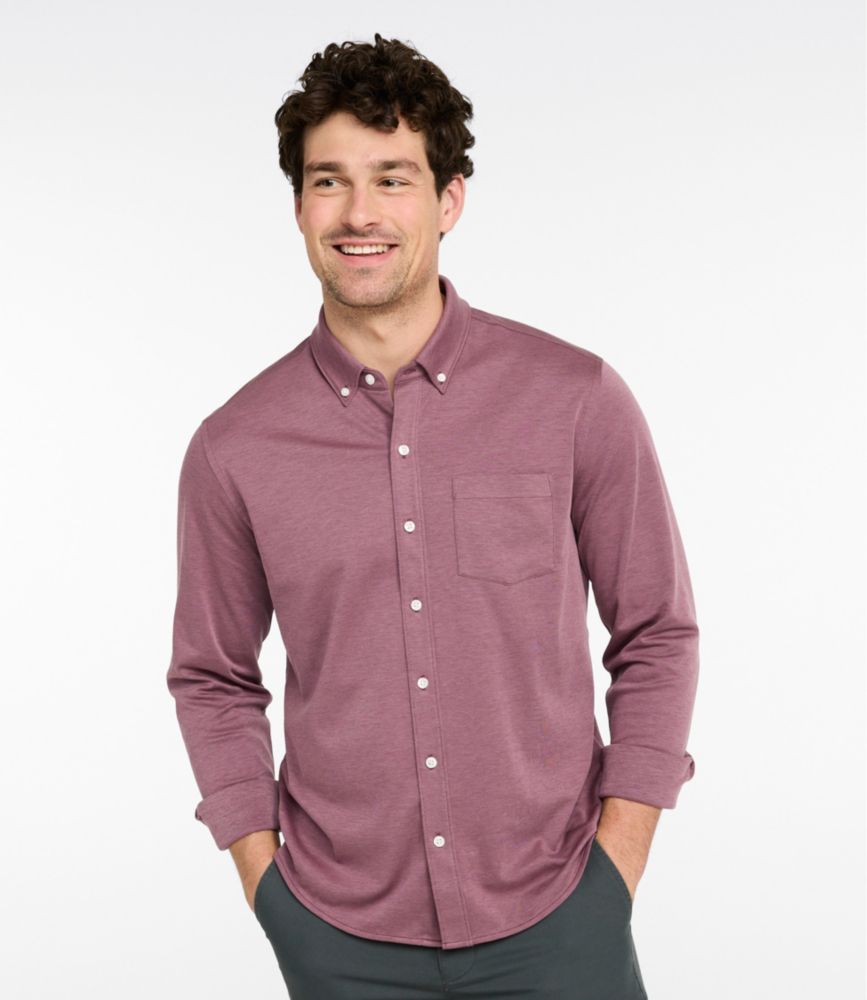 Men's Comfort Stretch Performance® Button-Front Shirt, Long-Sleeve
