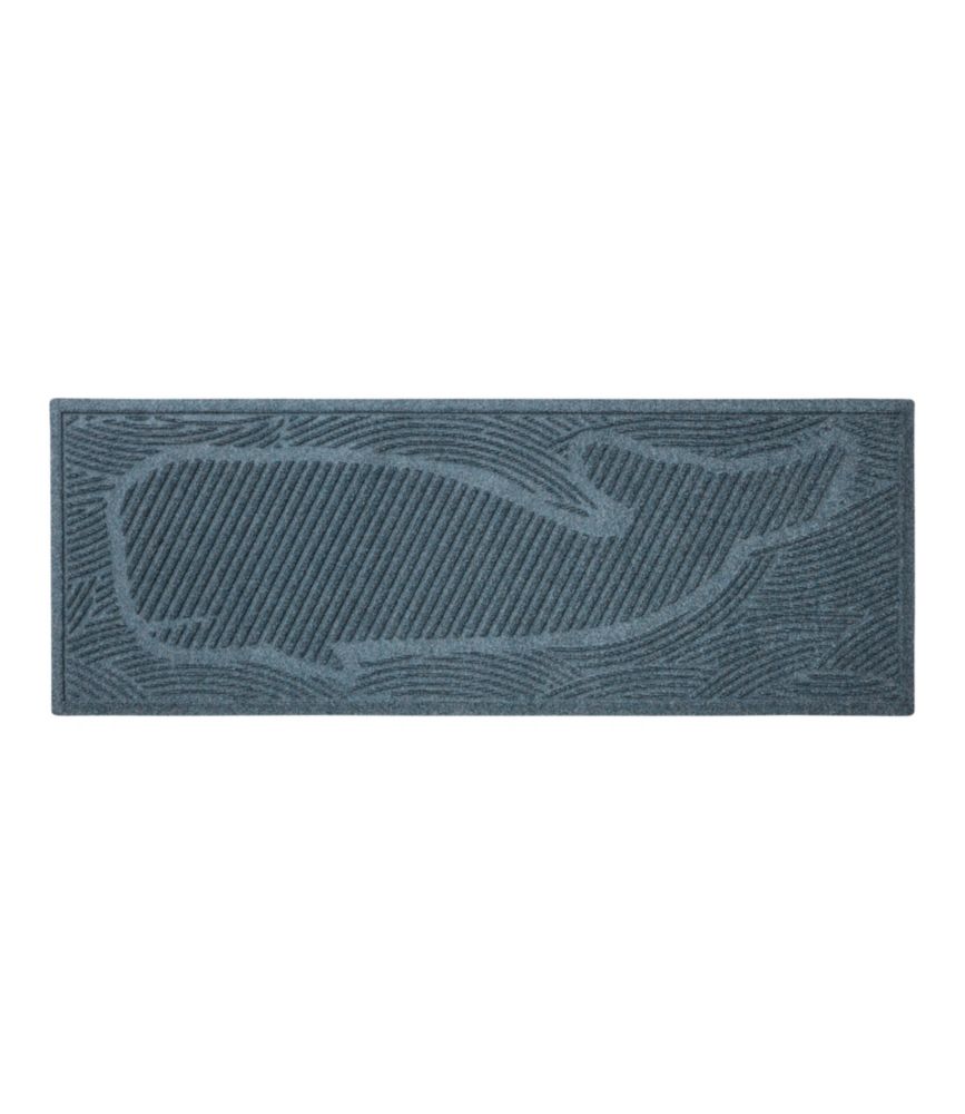 Everyspace Recycled Waterhog Wide Doormat, Swimming Whale