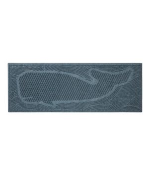 Everyspace Recycled Waterhog Wide Doormat, Swimming Whale, New