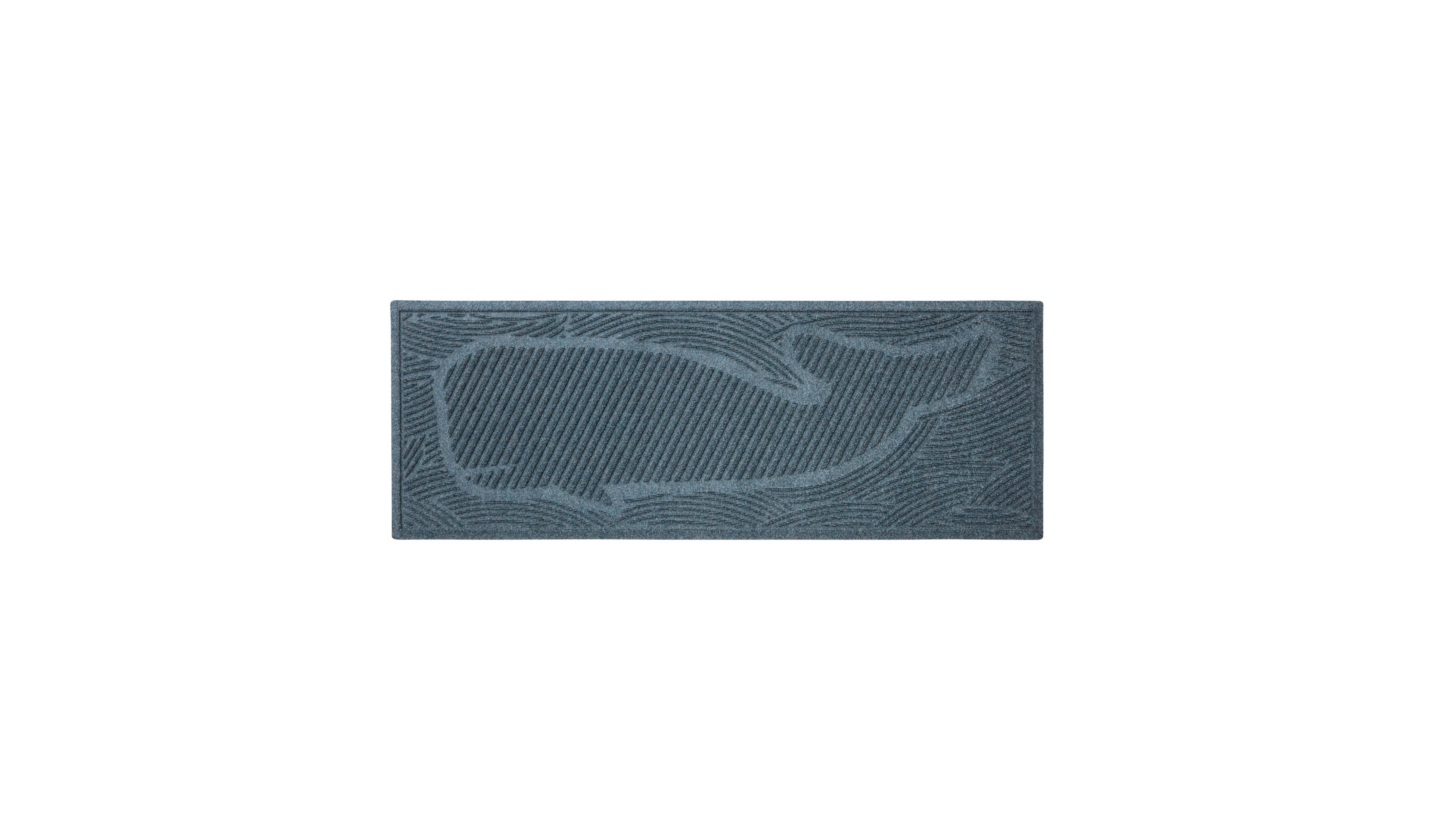 Everyspace Recycled Waterhog Wide Doormat, Swimming Whale