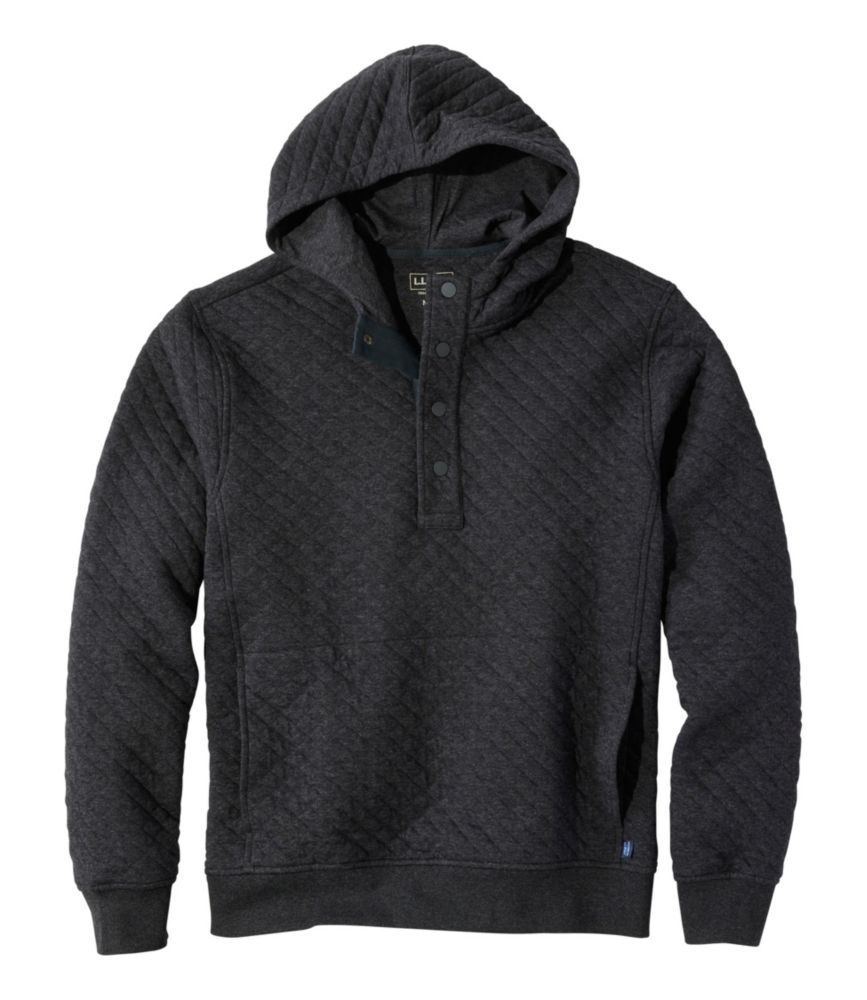 Men's Bean's Quilted Snap Hoodie