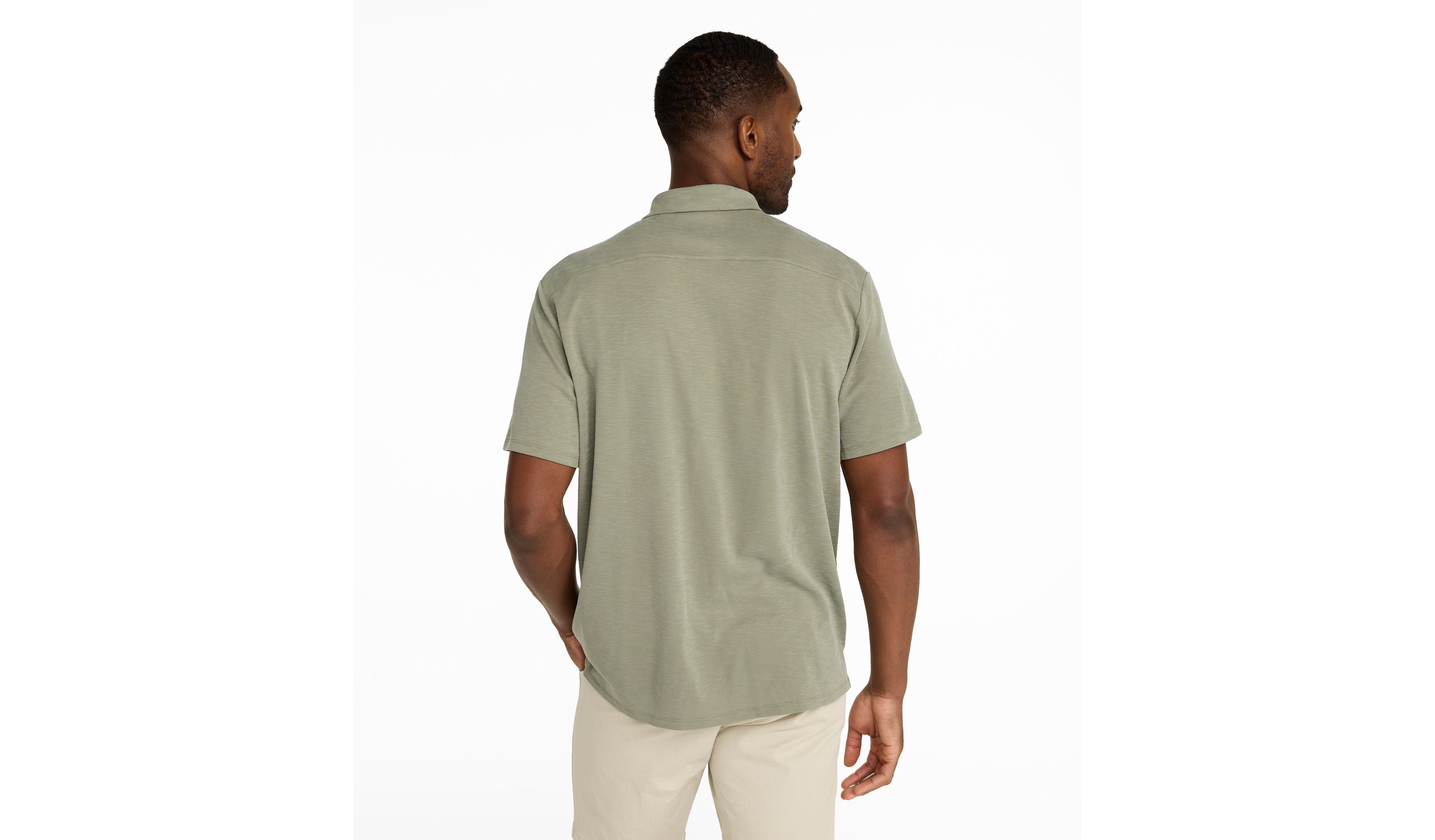 Men's Sunwashed Ultrasoft Button-Front Shirt, Short-Sleeve