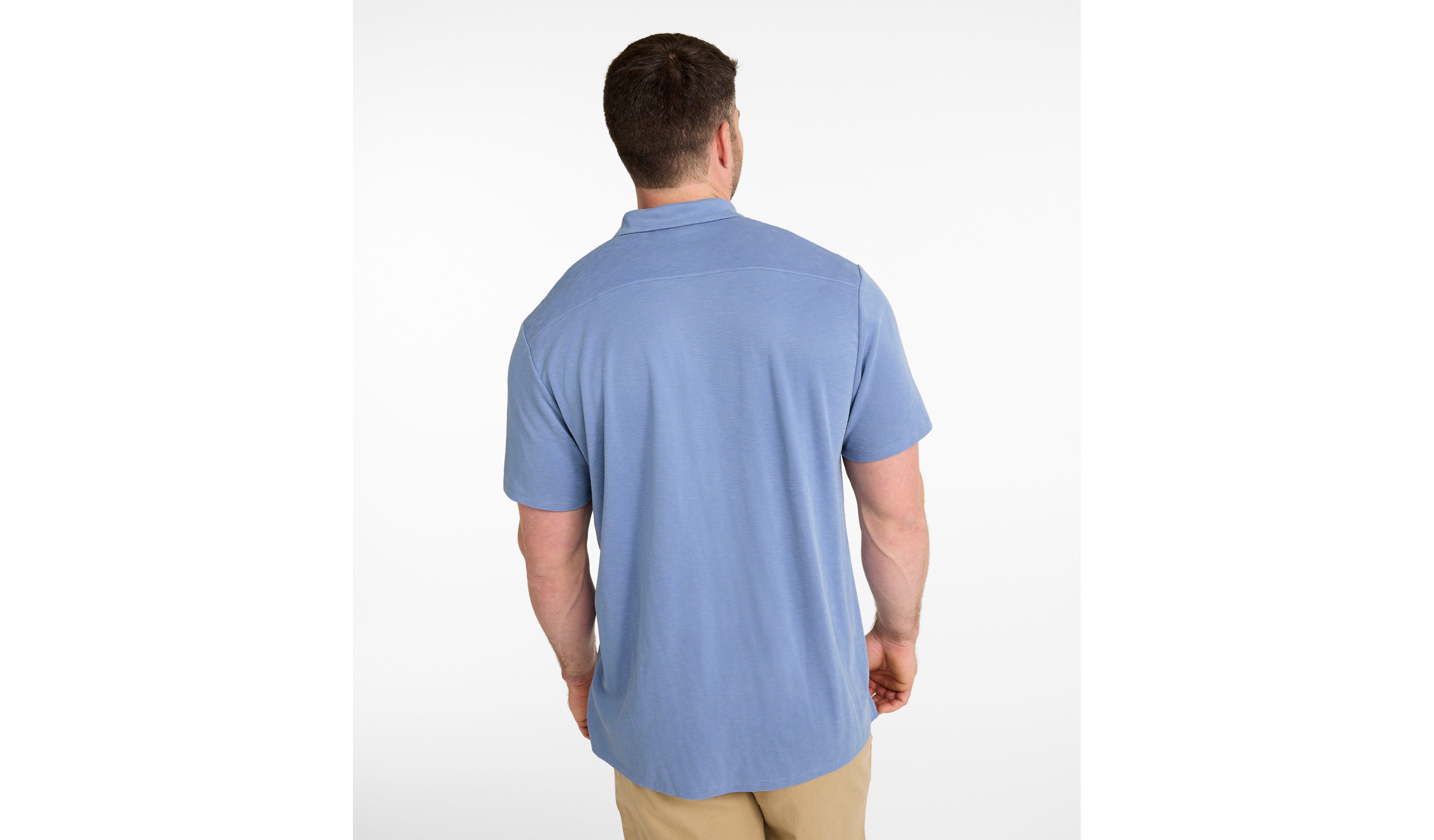Men's Sunwashed Ultrasoft Button-Front Shirt, Short-Sleeve
