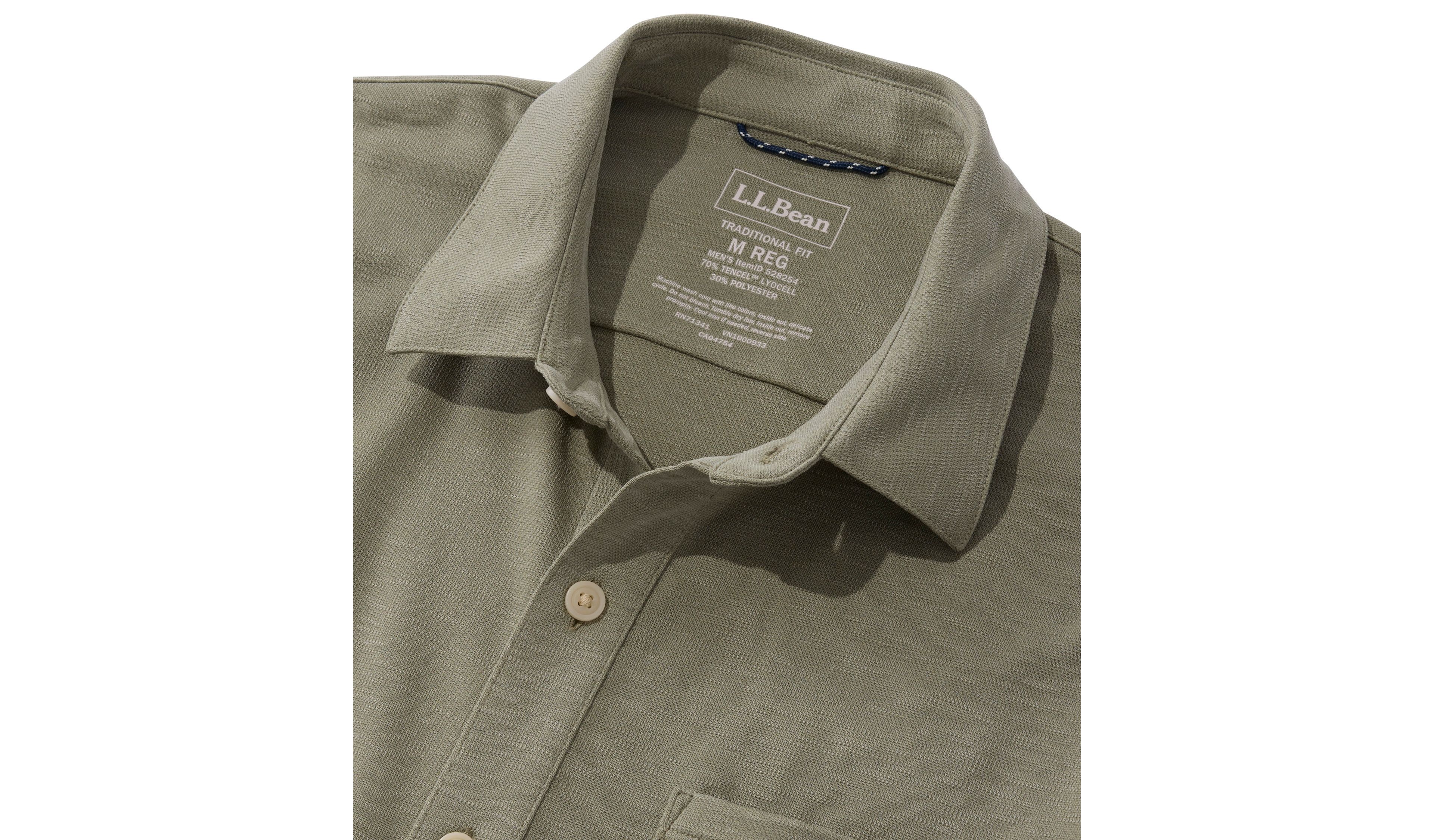 Men's Sunwashed Ultrasoft Button-Front Shirt, Short-Sleeve