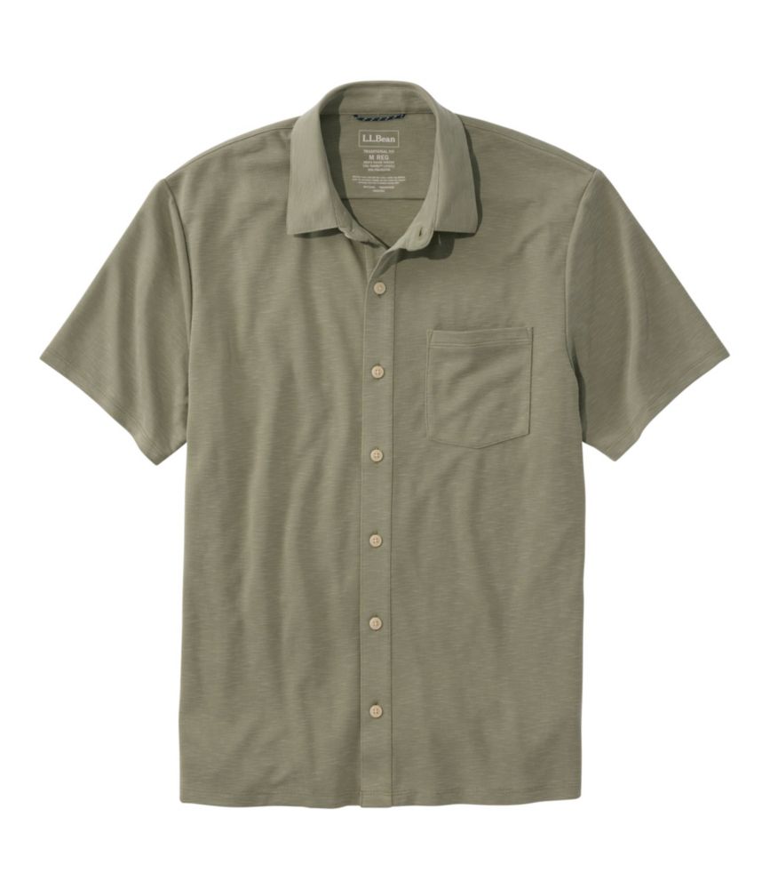 Men's Sunwashed Ultrasoft Button-Front Shirt, Short-Sleeve