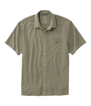 Men's Sunwashed Ultrasoft Button-Front Shirt, Short-Sleeve, New