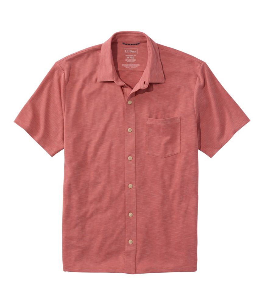 Men's Sunwashed Ultrasoft Button-Front Shirt, Short-Sleeve