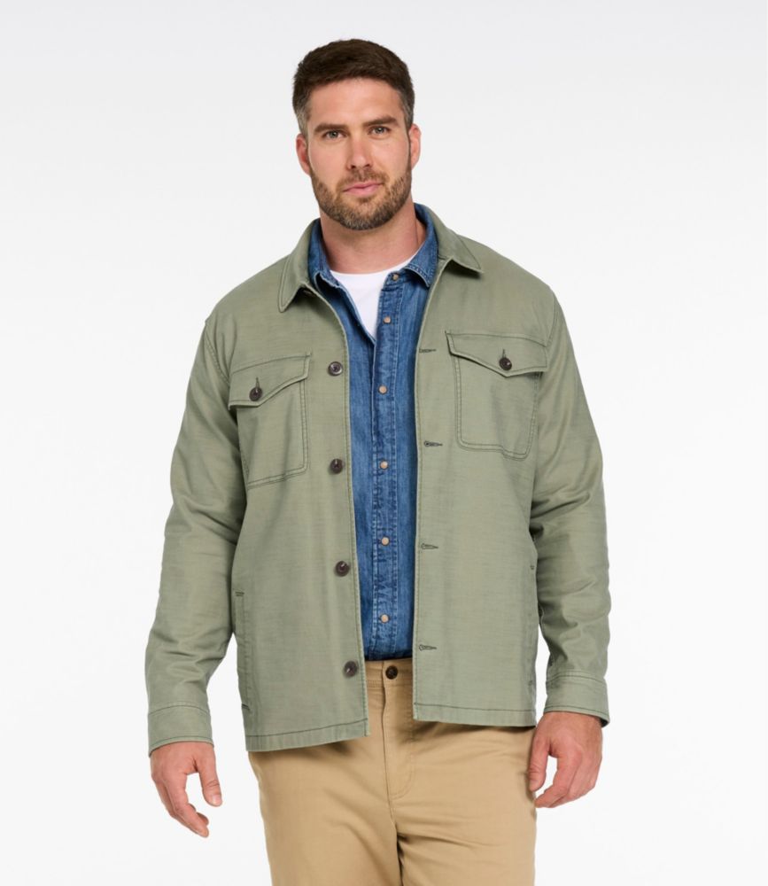 Men's 1912 Field Shirt Jacket, Slightly Fitted, Khaki, small image number 4