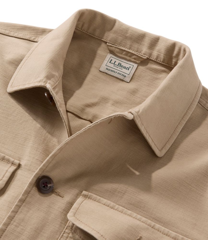 Men's 1912 Field Shirt Jacket, Slightly Fitted, Khaki, small image number 6