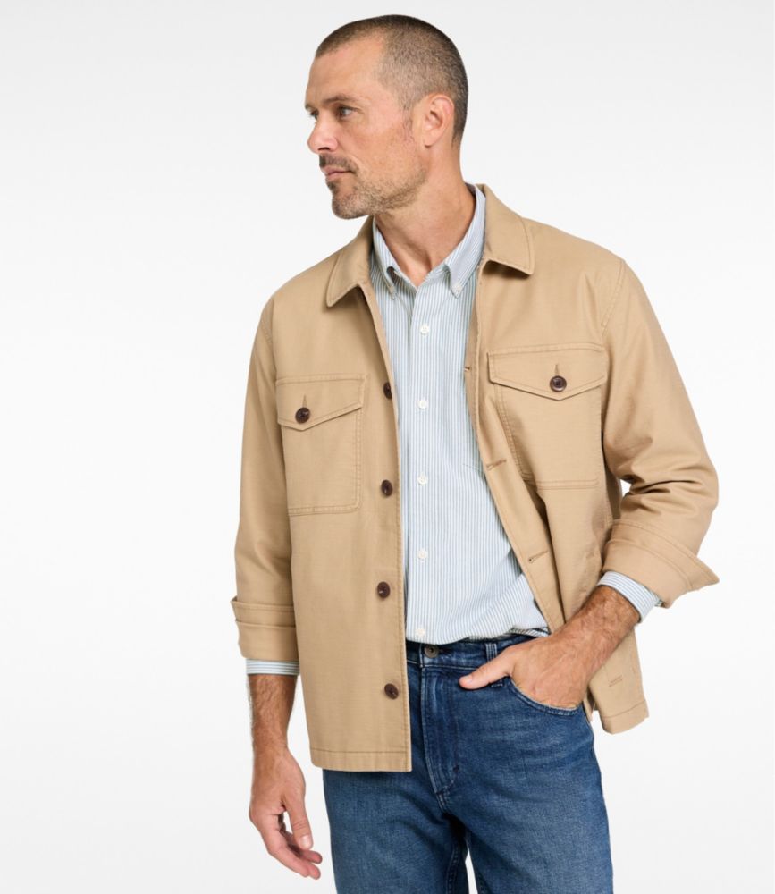 Men's 1912 Field Shirt Jacket, Slightly Fitted, Khaki, small image number 8
