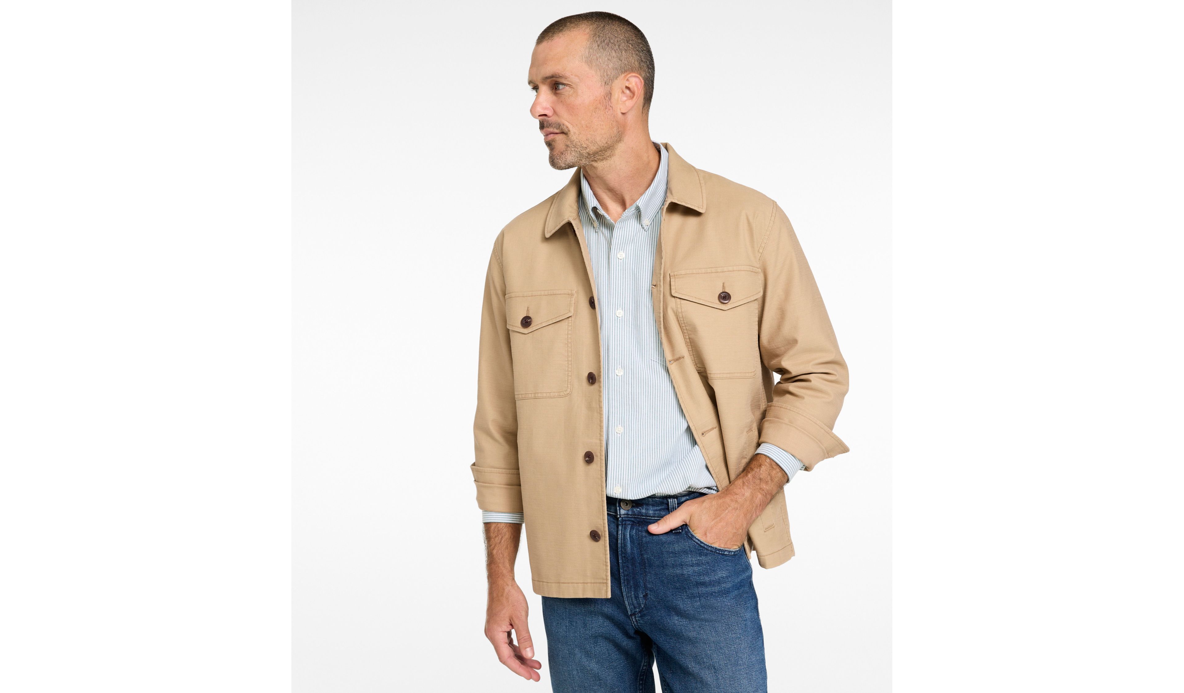 Men's 1912 Field Shirt Jacket, Slightly Fitted