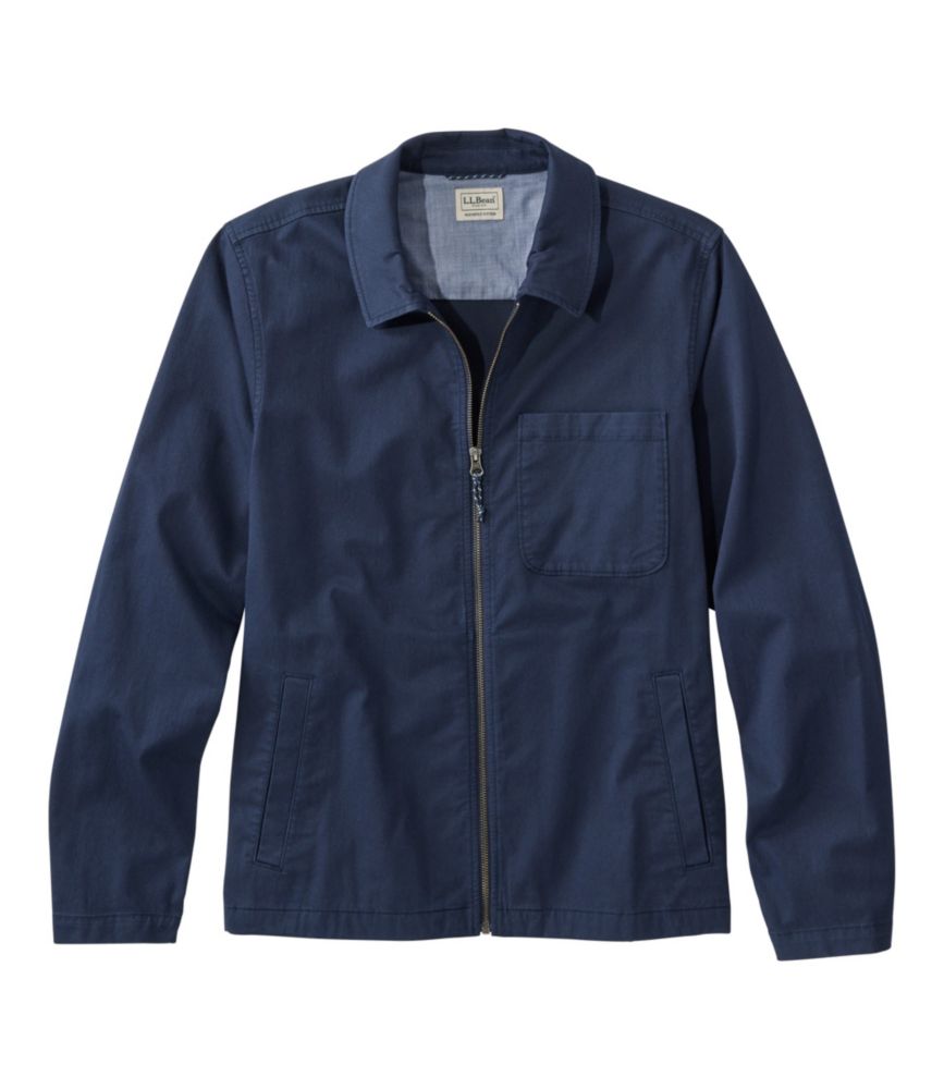 Men's Comfort Stretch Performance&reg; Indoor Jacket, Slightly Fitted, Navy, small image number 1