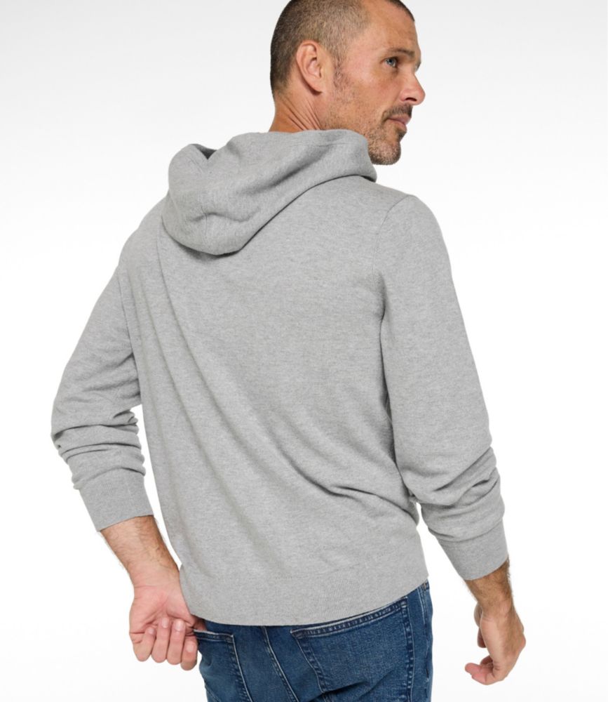 Men's All Seasons Cotton Blend Sweater, Hoodie, Classic Navy Heather, small image number 3