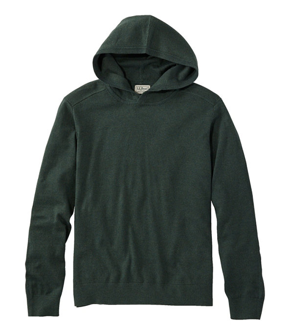 Men's All Seasons Cotton Blend Sweater Hoodie, Shadow Green Heather, large image number 0