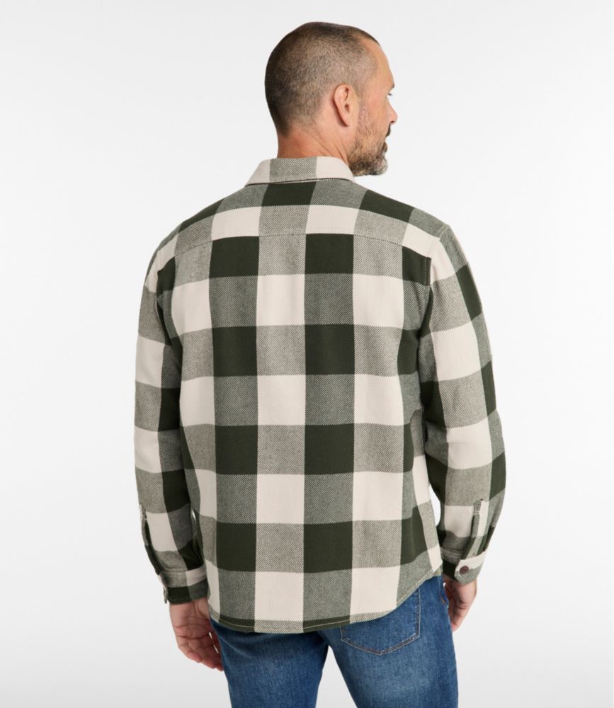 Men's Signature Fisherman Twill Shirt, Deep Sable, small image number 3