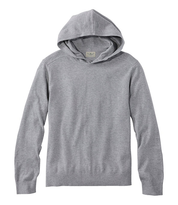 Men's All Seasons Cotton Blend Sweater Hoodie, Grey Heather, large image number 0