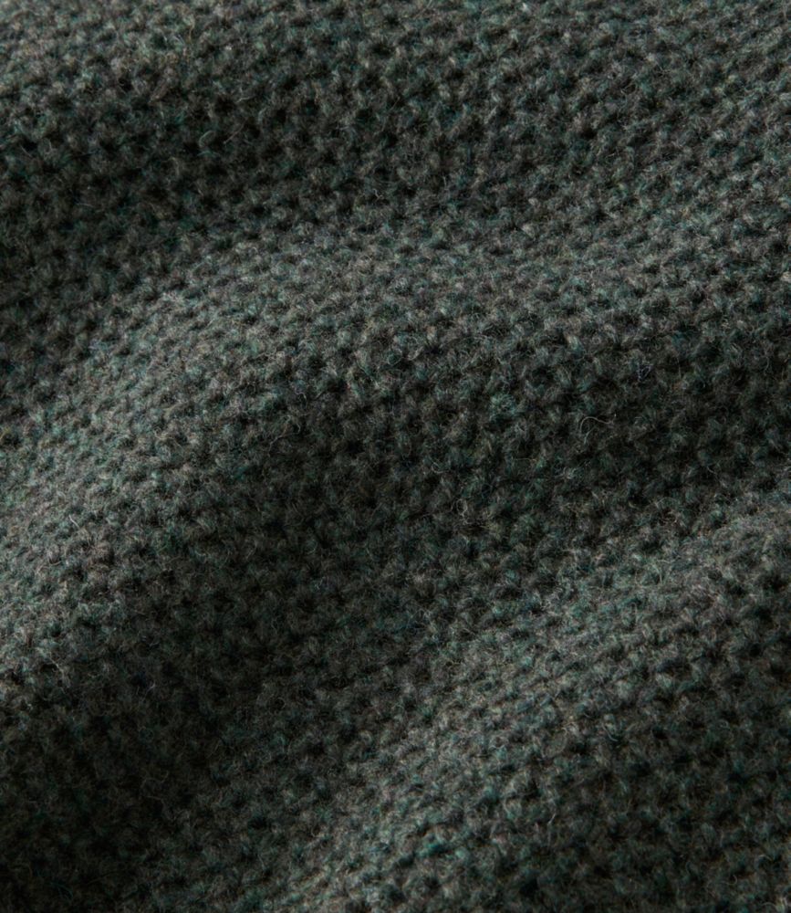 Men's Heritage Honeycomb Sweater, Quarter-Zip, Deep Blue Heather, small image number 7