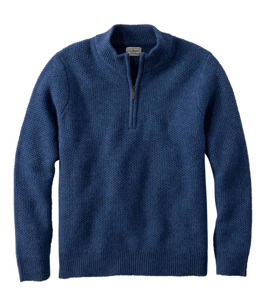 Men's Heritage Honeycomb Sweater, Quarter-Zip