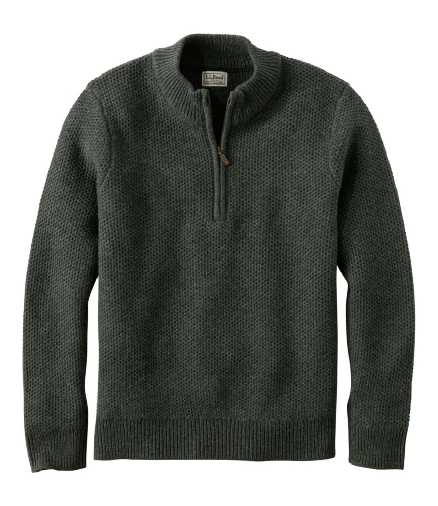 Men's Heritage Honeycomb Sweater, Quarter-Zip