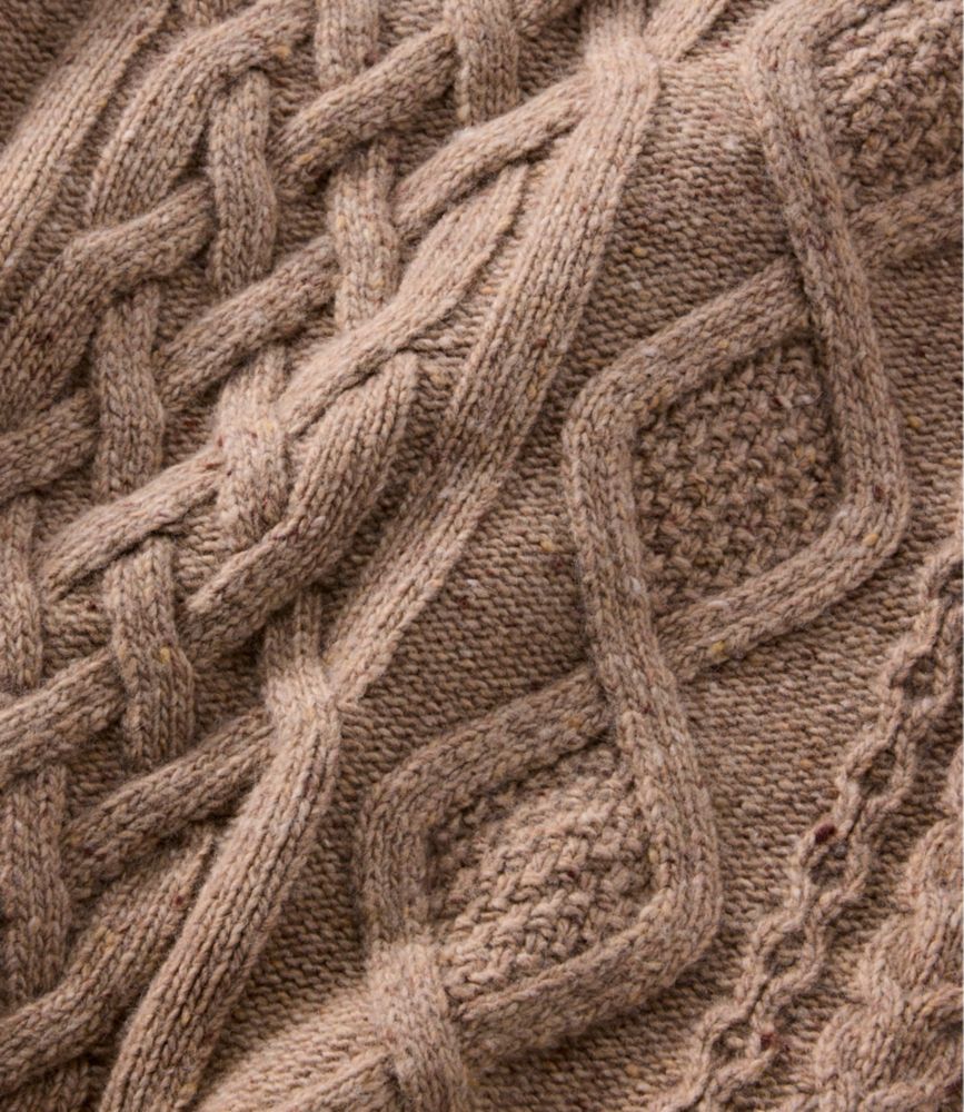 Men's Signature Ragg Wool Fisherman Sweater, Shawl Collar