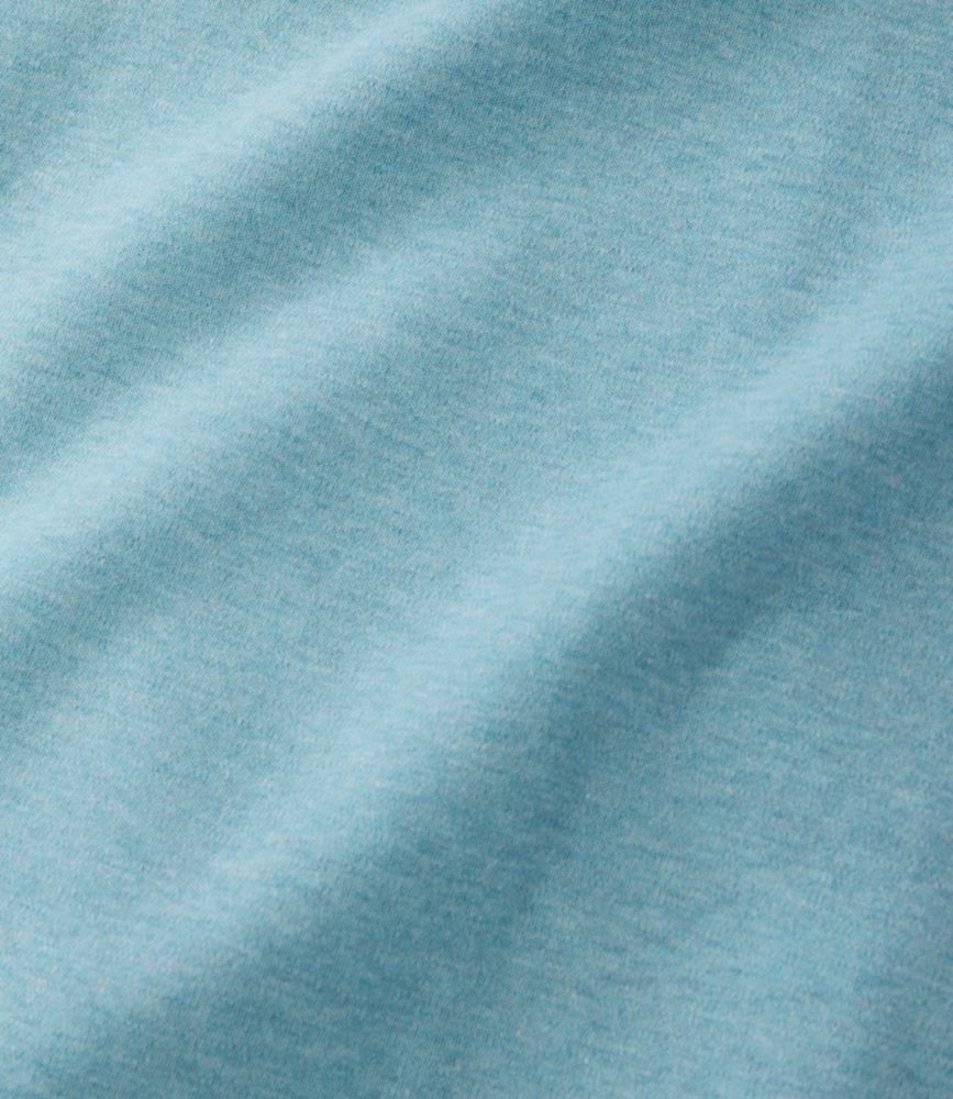 Women's L.L.Bean Tee, Long-Sleeve Splitneck, Alpine Blue, small image number 5