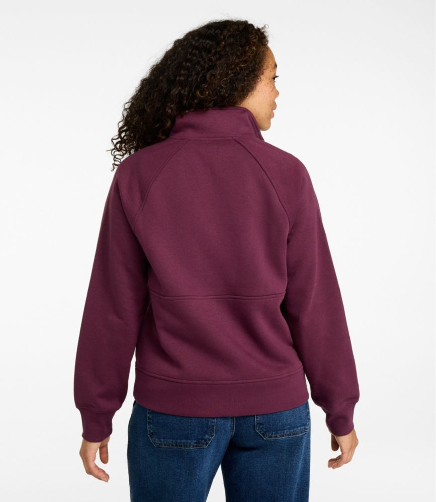 Women's Mountain Classic Sweatshirt, Half-Zip, Classic Navy, small image number 3