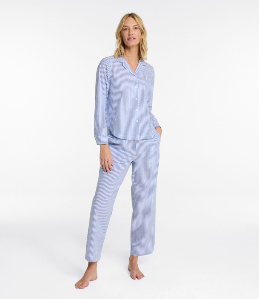 Women's Bean's Poplin Pajama Set, New