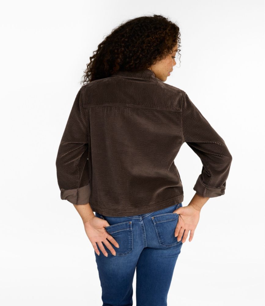 Women's Comfort Corduroy Cropped Shirt