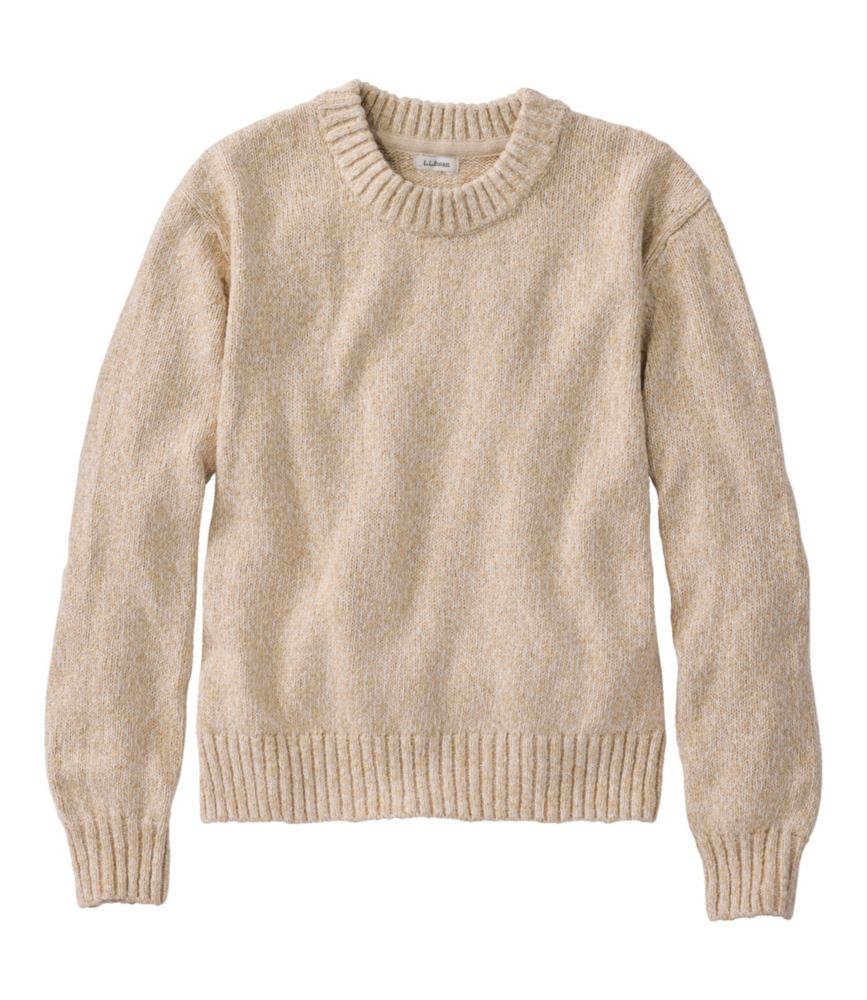 Women's Cotton Ragg Sweater, Relaxed Crewneck