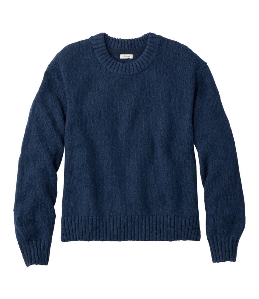 Women's Cotton Ragg Sweater, Relaxed Crewneck