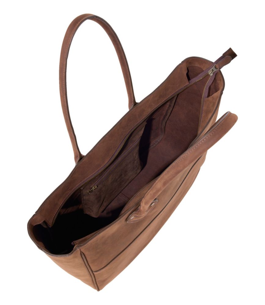 Signature Double L&reg; Leather Bag, Chocolate Pebbled Leather, small image number 3