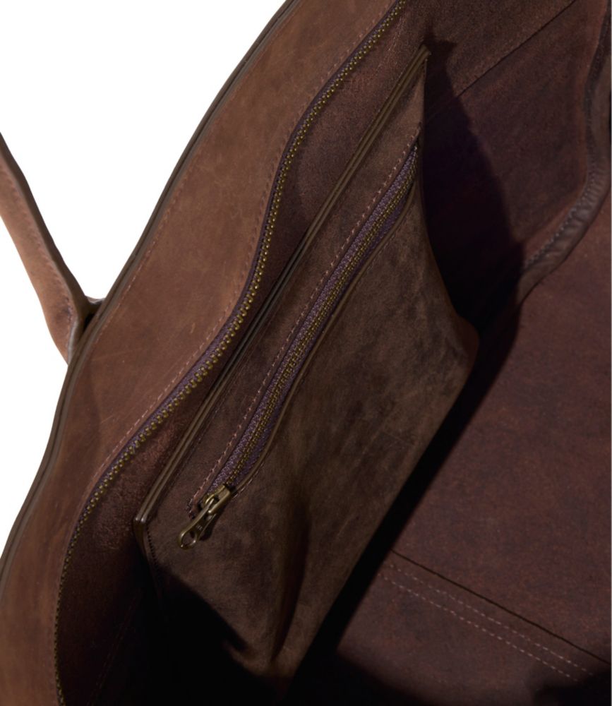 Signature Double L&reg; Leather Bag, Chocolate Pebbled Leather, small image number 5
