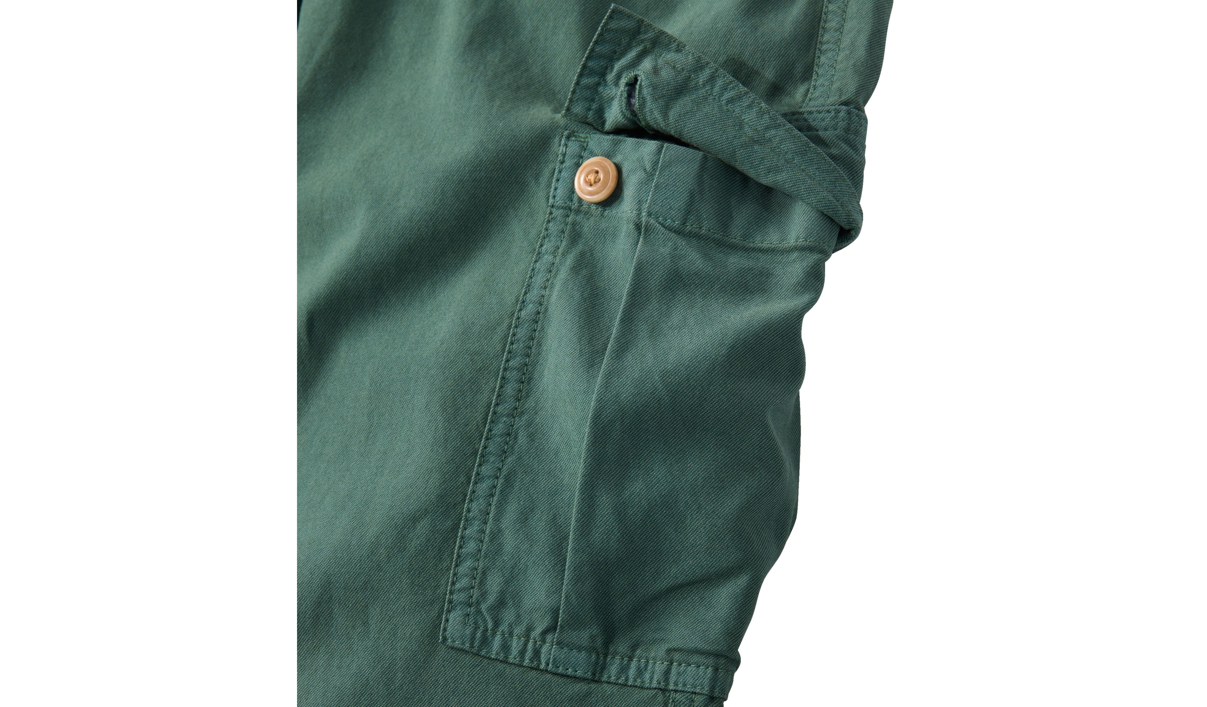Women's Sunwashed Cotton-Blend Pull-On Pants