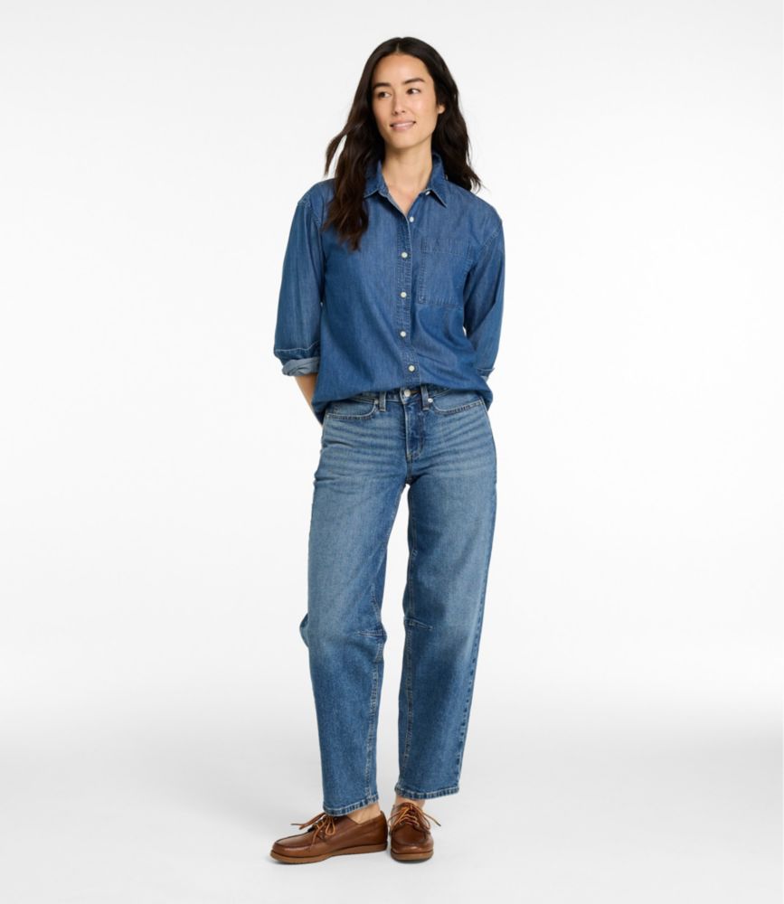 Women's 207 Vintage Jeans, Mid-Rise Barrel-Leg