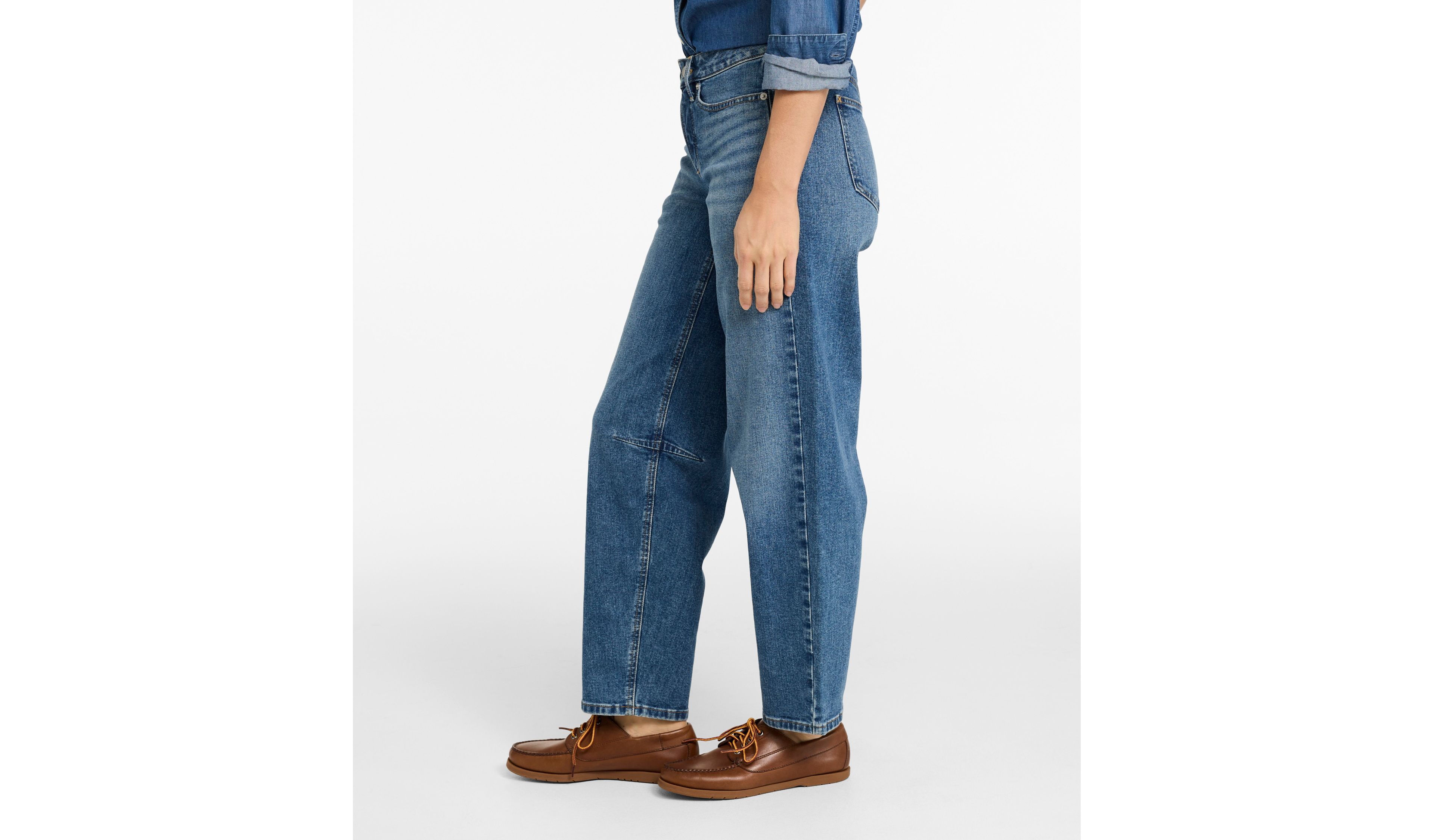 Women's 207 Vintage Jeans, Mid-Rise Barrel-Leg