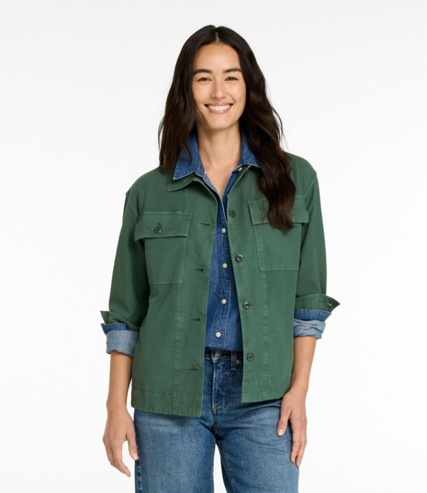 Women's Sunwashed Lightweight Utility Jacket, New
