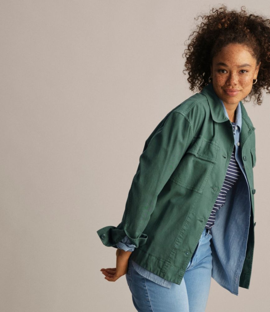 Women's Sunwashed Lightweight Utility Jacket