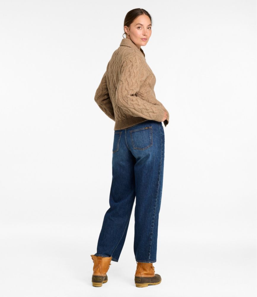 Women's Signature Wool-Blend Fisherman Sweater, Cardigan